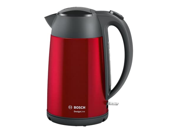 Bosch TWK3P424 vannkoker 1,7 l 2400 W Grå, Rød