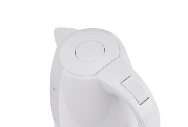Mesko Home MS 1276, 1 L, 1600 W, Valkoinen, Polypropeeni, Veden tason ilmaisin, Ylikuumenemissuoja