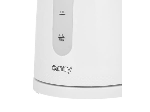 Camry Premium CR 1254W, 1,7 l, 2200 W, Hvit, Plast, Vannivåindikator