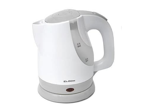 ELDOM C175G, 0,9 l, 1200 W, Grå, Hvit, Plast, Vannivåindikator, Trådløs