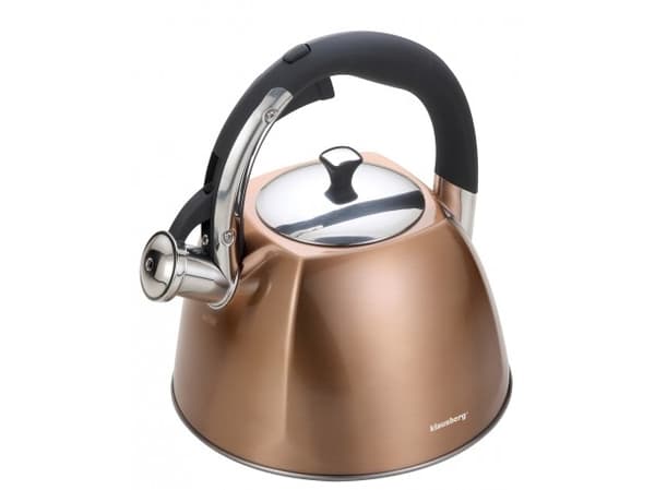 Klausberg KB-7202, 3 l, Bronse, Sort, Rustfritt stål, Keramisk, Gass, Halogen, Induksjon, Forseglet Plate