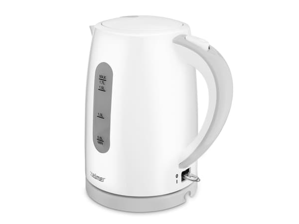 Zelmer ZCK7616S, 1,7 L, 2200 W, Valkoinen, Muovi, Veden tason ilmaisin, Ylikuumenemissuoja