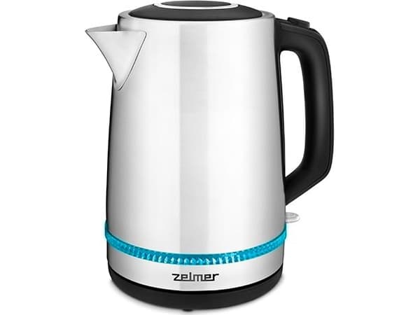 Zelmer ZCK7921, 1,7 l, 2200 W, Rustfritt stål, Metall, Vannivåindikator, Overopphetingsbeskyttelse