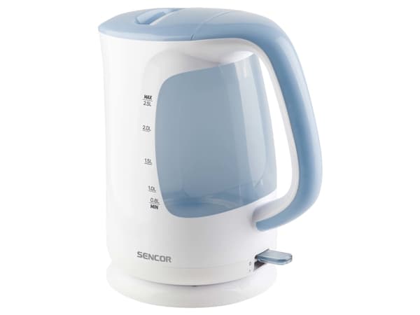 Sencor SWK 2510WH, 2,5 l, 2200 W, Hvit, Plast, Vannivåindikator, Overopphetingsbeskyttelse