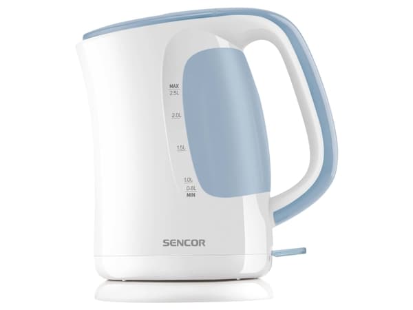 Sencor SWK 2510WH, 2,5 l, 2200 W, Hvit, Plast, Vannivåindikator, Overopphetingsbeskyttelse