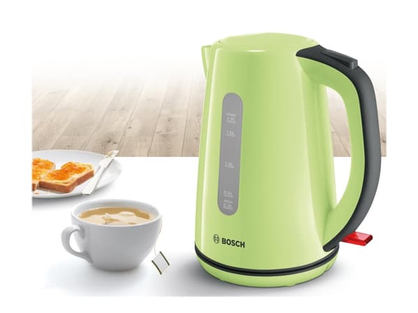 Bosch TWK7506 - Vattenkokare - 1.7 liter - 2.2 kW - grönt äpple