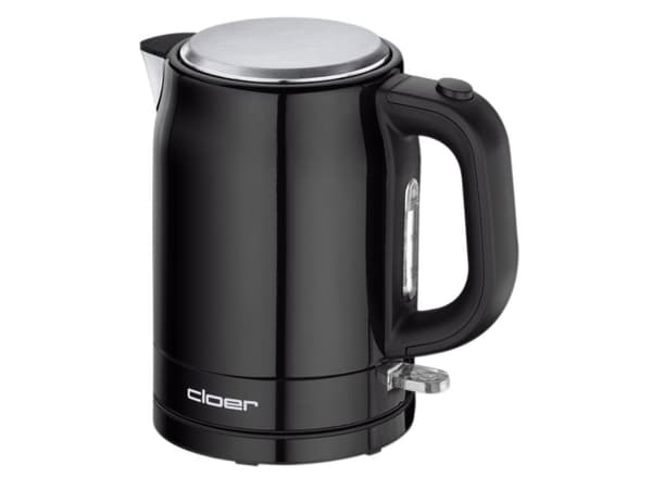 Cloer 4510, 1 L, 2200 W, Musta, Ruostumaton teräs, Veden tason ilmaisin, Ylikuumenemissuoja