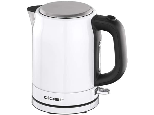 Cloer 4511 - Kjele - 1 liter - 2.2 kW - hvit