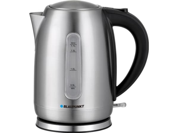 Blaupunkt EKS401, 1,7 l, 2000 W, Sort, Rustfritt stål, Rustfritt stål, Vannivåindikator, Overopphetingsbeskyttelse