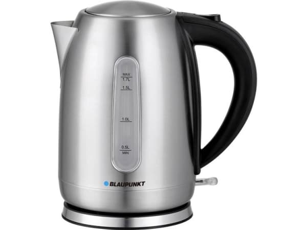 Blaupunkt EKS401, 1,7 l, 2000 W, Sort, Rustfritt stål, Rustfritt stål, Vannivåindikator, Overopphetingsbeskyttelse
