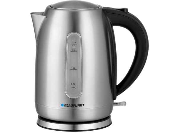 Blaupunkt EKS401, 1,7 l, 2000 W, Sort, Rustfritt stål, Rustfritt stål, Vannivåindikator, Overopphetingsbeskyttelse