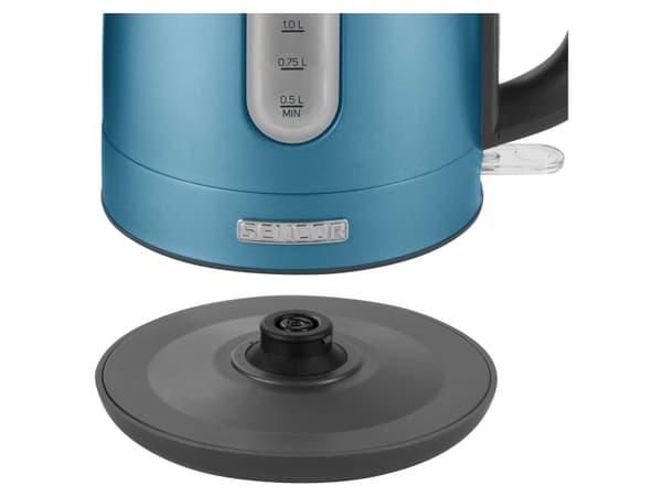 Sencor SWK 1772BL, 1,7 l, 2150 W, Blå, Rustfritt stål, Vannivåindikator, Overopphetingsbeskyttelse