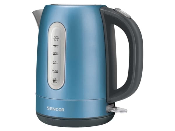 Sencor SWK 1772BL, 1,7 l, 2150 W, Blå, Rustfritt stål, Vannivåindikator, Overopphetingsbeskyttelse