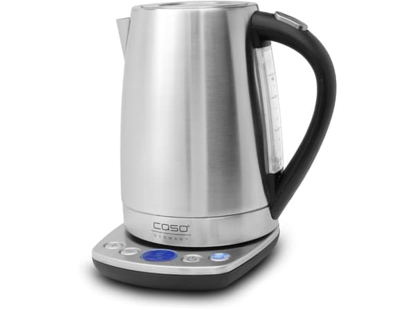 Caso WK 2200, 1,7 l, 2200 W, Sort, Rustfritt stål, Rustfritt stål, Vannivåindikator, Funksjon til å holde varmen