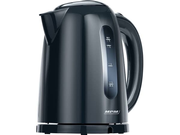 MPM MCZ-85/G1, 1,7 L, 2200 W, Musta, Muovi, Säädettävä termostaatti, Veden tason ilmaisin