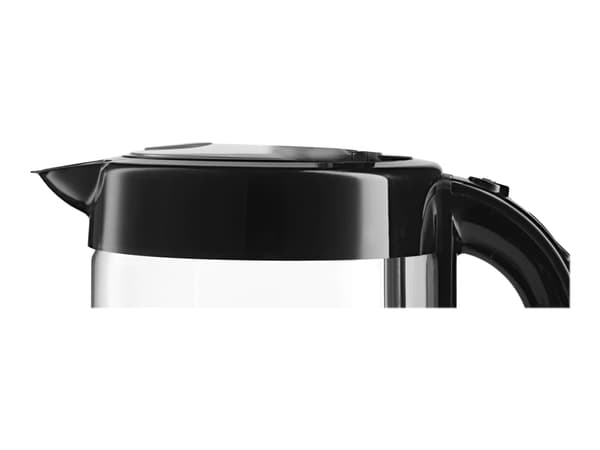 Bosch TWK70B03, 1,7 L, 2400 W, Musta, Läpinäkyvä, Lasi, Veden tason ilmaisin, Ylikuumenemissuoja
