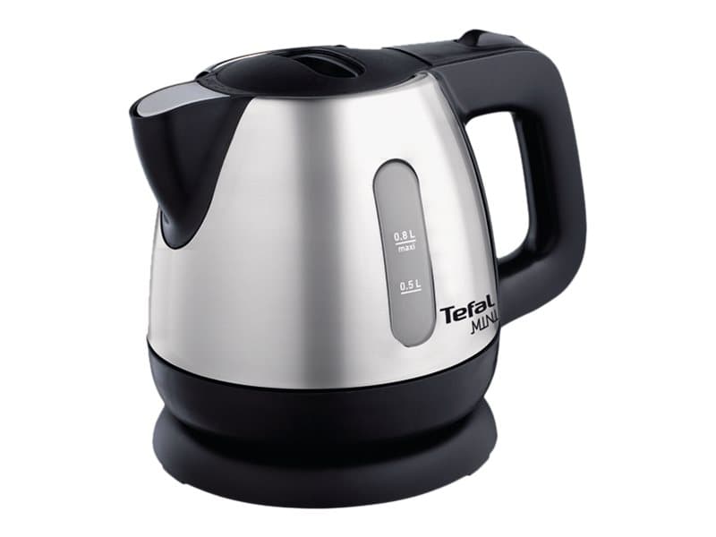 Tefal Mini BI8125 vattenkokare 0,8 l 2200 W Svart, Rostfritt stål