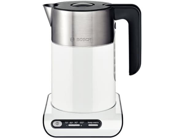 Bosch Styline TWK8611P - Kjele - 1.5 liter - 2.4 kW - hvit / rustfritt stål