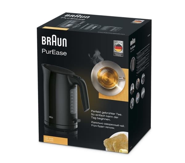 Braun PurEase WK 3100 BK - Kjele - 1.7 liter - 2.2 kW - svart