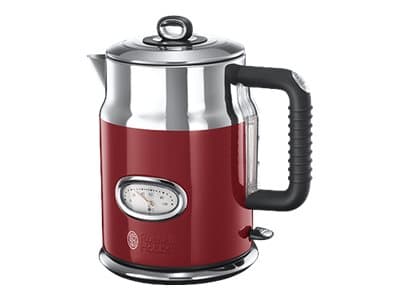 Russell Hobbs Retro 21670-70 - Vattenkokare - 1.7 liter - 2.4 kW - röd