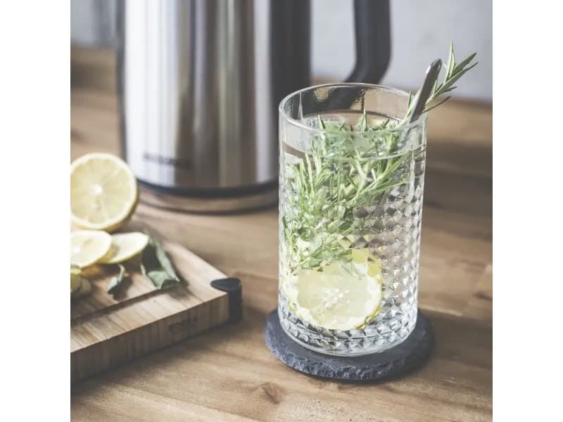 Gastroback Design Mini vattenkokare 1 l 2200 W Svart, Rostfritt stål