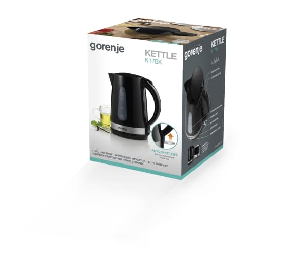 Gorenje K17BK - Kjele - 1.7 liter - 2200 W - svart