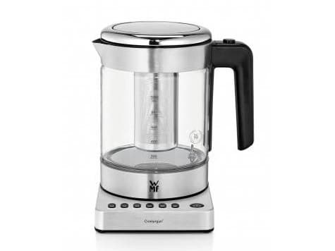 WMF KITCHENminis 04.1318.0012, 1 L, 1960 W, Ruostumaton teräs, Lasi, Säädettävä termostaatti, Veden tason ilmaisin