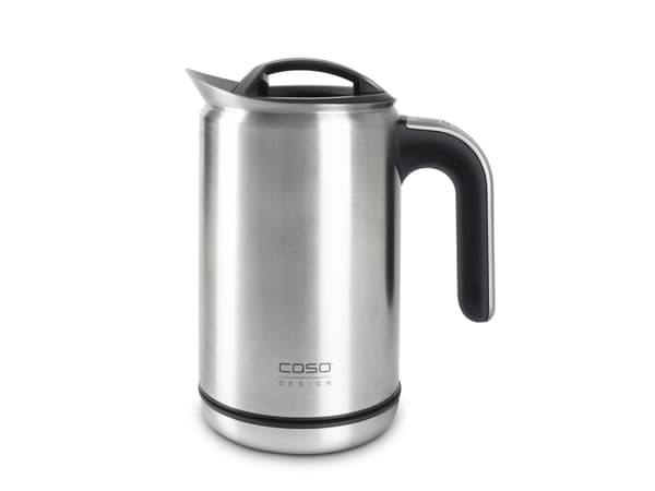 Caso WK, 1 l, 1800 W, Sort, Rustfritt stål, Rustfritt stål, Justerbar termostat, Overopphetingsbeskyttelse