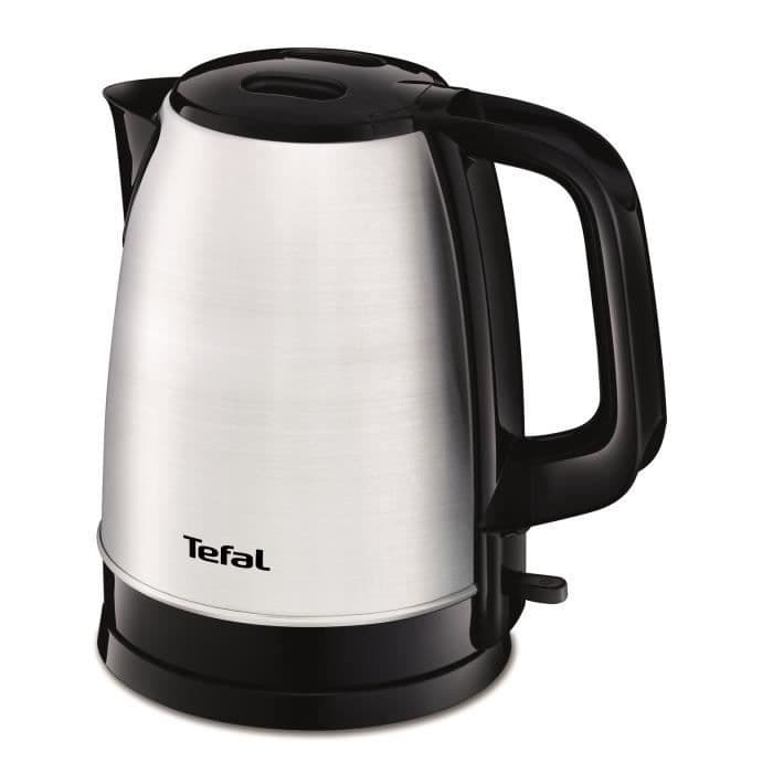 Tefal Dialog KI150D vattenkokare 1,7 l 2400 W Svart, Rostfritt stål