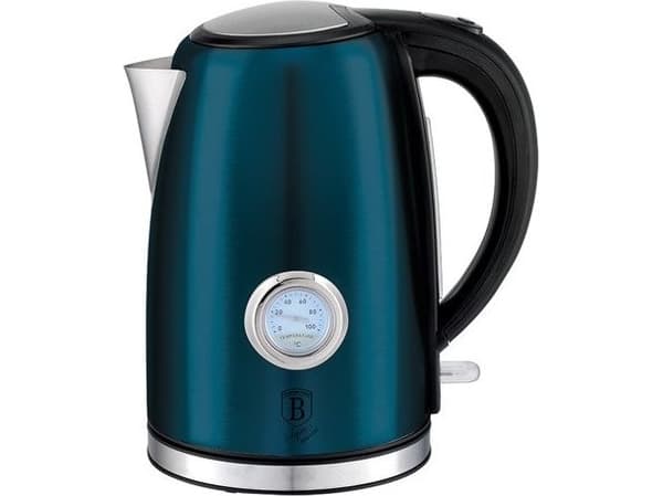Berlinger Haus BH/9071, 1,7 l, 2200 W, Akva, Rustfritt stål, Justerbar termostat, Vannivåindikator