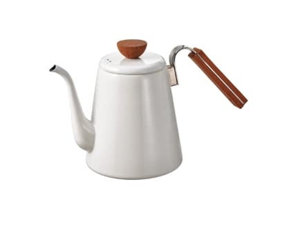 Hario BDK-80-W, Kaffemaskin for puter, 0,8 l, Hvit, Rustfritt stål, Tre, Tre, Bona