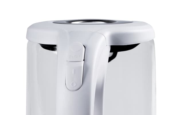 Orava VK-4017 W, 1,7 l, 2200 W, Hvit, Glass, Plastikk, Vannivåindikator, Overopphetingsbeskyttelse