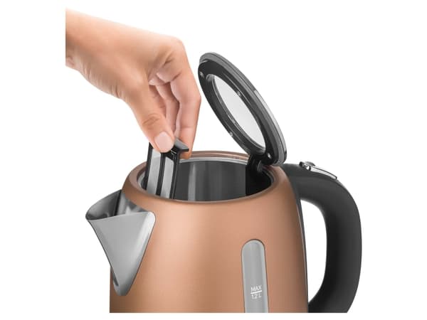 Sencor SWK 1226GD, 1,2 l, 2150 W, Guld, Grå, Silver, Metall, Vattennivå indikator, Överhettningsskydd