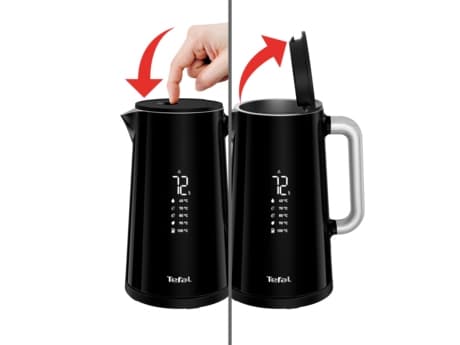Tefal KO851, 1,7 l, 1800 W, Svart, Plastikk, Vannivåindikator, Overopphetingsbeskyttelse