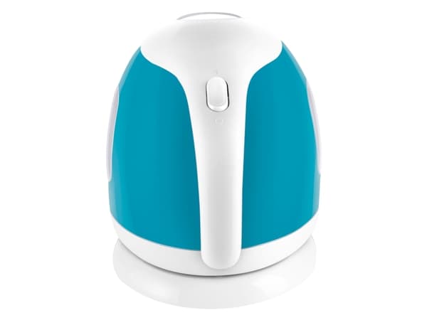 Sencor SWK 1017TQ, 1 l, 1100 W, Blå, Plast, Rustfritt stål, Justerbar termostat, Vannivåindikator