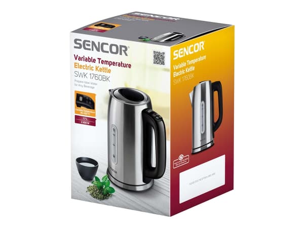 Sencor SWK 1760BK - Kjele - 1.7 liter - 2.4 kW