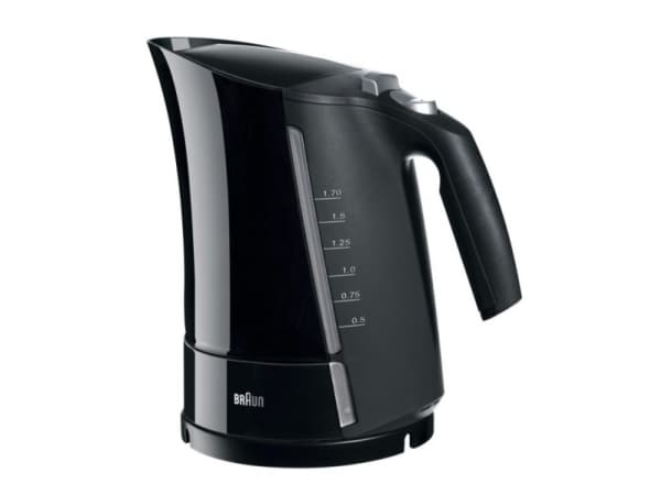 Braun WK 500, 1,6 l, 3000 W, Sort, Vannivåindikator, Filtrering