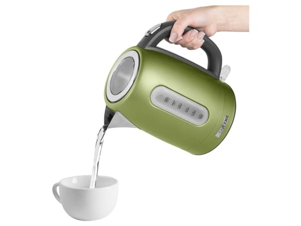 Sencor SWK 1770GG, 1,7 l, 2150 W, Grønn, Rustfritt stål, Vannivåindikator, Overopphetingsbeskyttelse