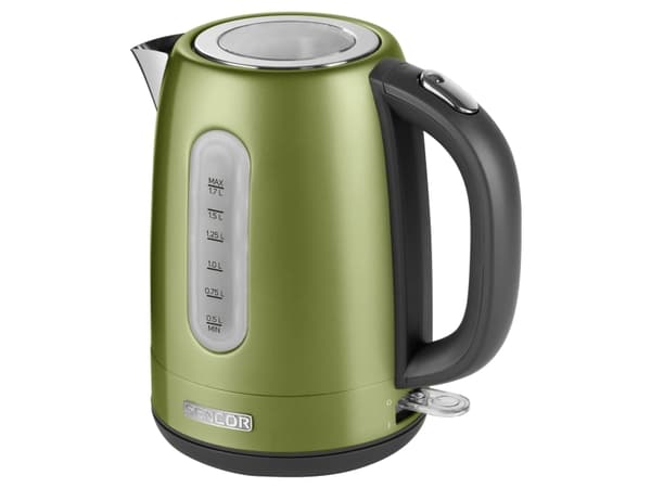 Sencor SWK 1770GG, 1,7 l, 2150 W, Grønn, Rustfritt stål, Vannivåindikator, Overopphetingsbeskyttelse