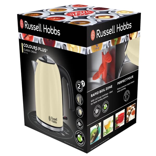 Russell Hobbs Kettle Colours Cream 1,7l