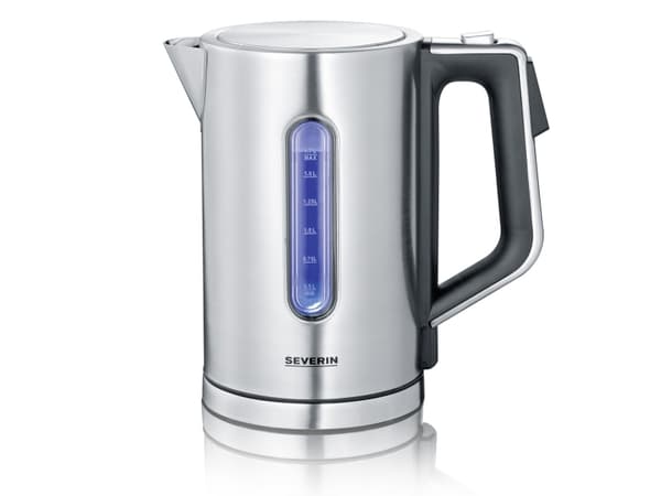 SEVERIN WK 3418 - Kjele - 1.5 liter - 3 kW - børstet rustfritt stål
