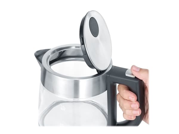 SEVERIN WK 3468 - Kjele - 1 liter - 2.2 kW - glass/stainless steel/black