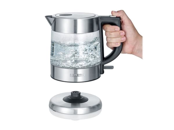 SEVERIN WK 3468 - Kjele - 1 liter - 2.2 kW - glass/stainless steel/black