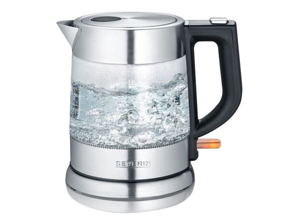 SEVERIN WK 3468 - Kjele - 1 liter - 2.2 kW - glass/stainless steel/black