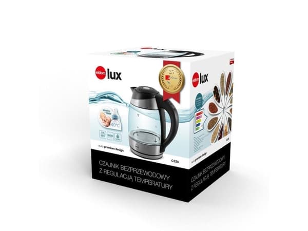 Eldom vedenkeitin C520 Lux Silver