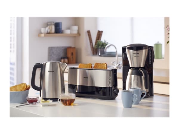 Philips Daily Collection HD9351 - Vattenkokare - 1.7 liter - 2.2 kW - rostfritt stål