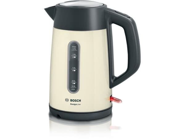 Bosch TWK4P437 vannkoker 1,7 l 2400 W Beige, Sort