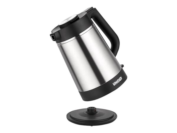 UNOLD BLITZKOCHER Thermo 18715 - Vattenkokare - 1.5 liter - 1.9 kW - rostfritt stål/svart