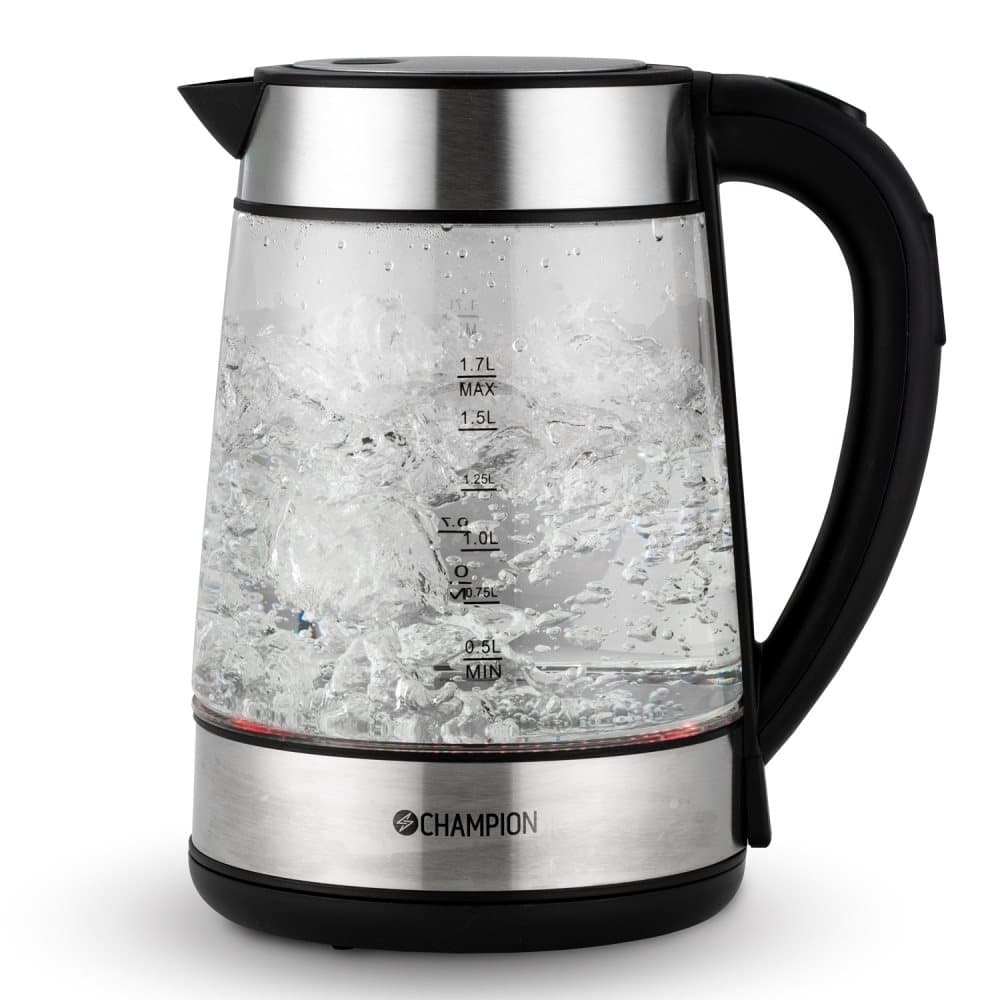 Vattenkokare Temp 1,7L Glas