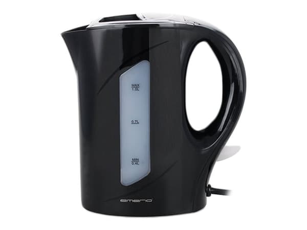 Emerio WK-121616.1, 1 L, 900 W, Musta, Veden tason ilmaisin